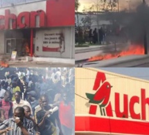 Urgent - !ncendie : Auchan Mermoz sous les fl@mmes