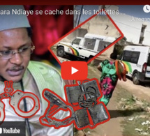 Cheikh Bara Ndiaye se cache dans les toilettes pour échapper à la police lors d'une enquête sur un incendie volontaire