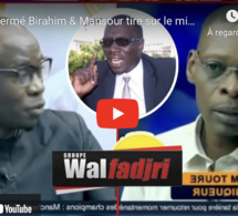 Walf Tv fermé Birahim &amp; Mansour tire sur le ministre M. Bocar Thiam "amoul droit teutieko injustice"