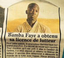 Exclusivité: Le promoteur Bamba Faye patron de la MGC obtient sa licence de lutteur.