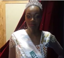 Vidéo: Réaction de Orphelia Coulibaly Ba sacrée miss Sénégal prestige France 2015. Regardez