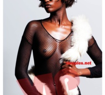 Le mannequin Sénégalaise Bruna Ndiaye en mode shooting.