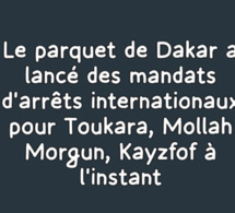 Traque : Des mandats d’arrêt internationaux lancés contre Mollah Morgun, Tounkara et Kayzfof