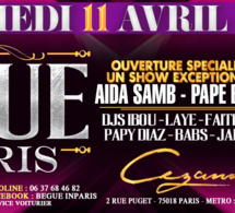 Spéciale soirée Sénégalaise: Aida Samb et Pape Birahim ce samedi 11 avril au Cezanne Club  2 rue Puget Metro Blanche