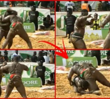 Incroyable l’intégralité du combat Tapha Tine vs Emeu Sène, tous les angles de la chute