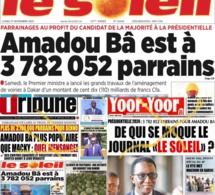 Records de parrainages pour BBY: Quand l’engouement autour du candidat Amadou BA fait peur à la presse de Bougane et de YAW !