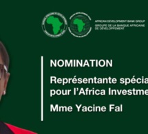 Africa investment Forum : Mme Yacine Fal nommée représentante spéciale du président de la Bad