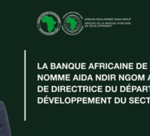 Banque africaine de développement : Aida Ndir Ngom nommée directrice du développement du secteur privé