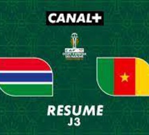 Résumé Gambie / Cameroun - CAN 2023 (J3)