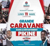 DIRECT CAMPAGNE PRESIDENTIELLE- Démonstration de force de la Coalition ‘’Diomaye Président’’