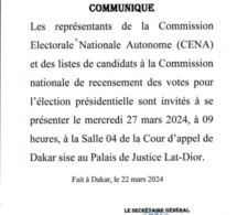 La Cour d'Appel va annoncer les résultats provisoires de l'élection présidentielle, ce mercredi, à 17 heures