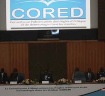 Dérapages de ITV et RFM sur le Gouvernement de Ousmane Sonko : Le CORED condamne et met en garde