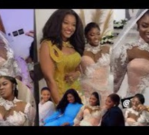 Les premiers images du mariage de Sabel Dieng Mia Guissé et Dieyla offrent 500 mille en cadeaux