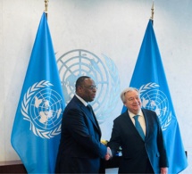 Envoyé spécial du 4P: Macky Sall, ex-président sénégalais, exprime toute sa gratitude à Antonio Guterres, secrétaire général de l’ONU