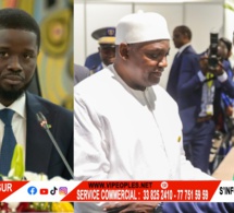 Direct-Les premiers images de l'accueille chaleureux du Pr Diomaye Faye par Adama Barro en Gambie