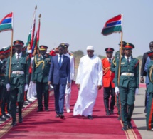 Première visite officielle du président sénégalais en Gambie : Diomaye et Barrow s’engagent à consolider les acquis