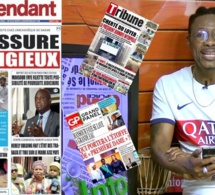 Revue de l'actu révélations de Tange sur Diomaye et les religieux la presse en faillite à la une