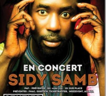 AZTEC MUSIC présente Sidy Samb en concert live le 17 Septembre au Sentier des Halles à Paris.