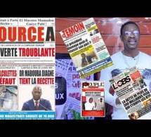 Revue de l'actu révélation de Tange sur le ministre Mabouba-Diomaye à la Une des journaux....