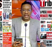 Revue de l'actu révélation de Tange sur le paiement de l'impôt-Diomaye-Sonko à la une des journaux..