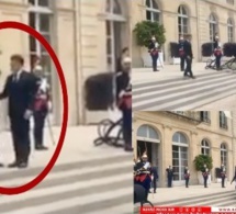 URGENT-Poignées de Mains entre le Président Bassirou Diomaye Faye et Emanuel Macron de la France