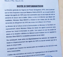 Le contenu gravissime de cette note du Dg de l’Aps qui accable le ministre Mbagnick Ndiaye et le Secrétaire d’Etat Yakham Mbaye
