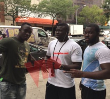 Les trois lutteurs Siteu, Ketchup et Amanékh  aux Etats Unis pour renforcer leur muscle.