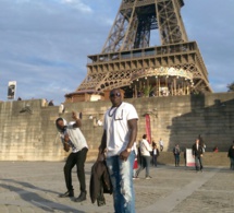 Le jet-setteur Sénégalais d'IBIZA Ouz Diop en séjour à Paris.