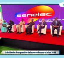 Saint-Louis : Birame Soulèye Diop a inauguré une nouvelle sous-station de 30 KV