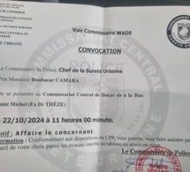Commissariat central : Boubacar Camara, le mandataire de Me Moussa Diop, convoqué