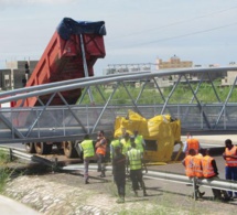 Arrêt sur image : Voici la passerelle qui s’est affaissée, hier, sur l’autoroute à péage