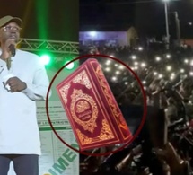 URGENT-Un militant offre un livre coran " Kamil " à Sonko avant le discours de Guirassy à Kédougou URGENT-Un militant offre un livre coran " Kamil " à Sonko avant le discours de Guirassy à Kédougou
