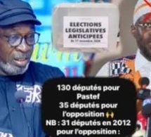 Face à Tange révélation inédite de Amadou M Gaye sur Pastef obtient 130 sièges, suivi de Takku W 16