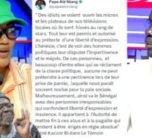CA SE DISCUTE-Tange Ndeye S Leila et Ablaye Ndiaye tacle sévèrement Pape Alé sur son post traitant..