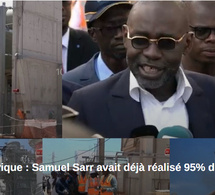 Centrale électrique : Samuel Sarr avait déjà réalisé 95% du projet avec un test réussi