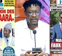 Revue des unes Sonko et Diomaye en sapeurs pompiers-Macron fausse BDF-Amadou fils de Macky à la une