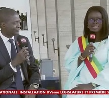 Installation 15éme Législature-Les premiers mots de Thérèse Diouf Faye