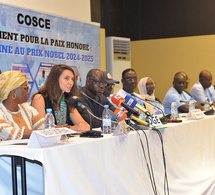 Prix Nobel De La Paix 2025 :le Collectif Sénégalais des organisations de la société civile nommé parmi les trois finalistes