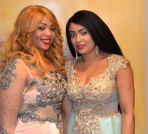 Une belle complicté entre Chelel Dubois et F. Janeh la promotrice de Senegambian Promotion à la soirée de Viviane à Anvers.