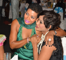 Une belle complicité entre les deux madames Diouf:  Bébé de Pape et Valerie de El Hadj.
