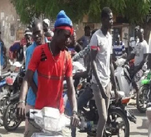 Ziguinchor : Les conducteurs de motos taxis « jakarta », manifestent contre l’immatriculation des deux-roues