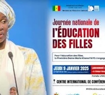 Journée nationale de l'éducation des filles la Première Dame Marie K Faye livre son premier discours