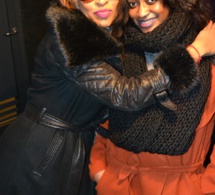 Viviane en compagnie de sa danseuse Kiné Badiane à Bremen. Une belle complicité.