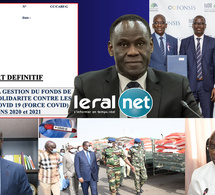 COVID-19 au Sénégal : La gouvernance du fonds Force-COVID-19, épinglée par la Cour des Comptes