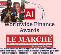 Distinction internationale : "Le Marché" sacré « Meilleure plateforme média financière pour startups 2025 » au Sénégal