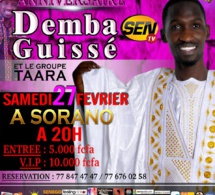 L'artiste Demba Guissé féte son anniversaire le 27 Février au Théâtre National Daniel Sorano;