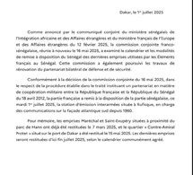 La 3ème base de l'armée française  au Sénégal située à Rufisque, rétrocédée ce 1 er juillet 2025.