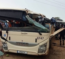 Accident de bus de Dakar Dem Dikk à Tataguine : plusieurs blessés légers, aucune perte en vie humaine