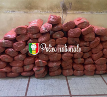Kaolack : 80 kg de chanvre indien saisis à Thioyene Hamady Mala