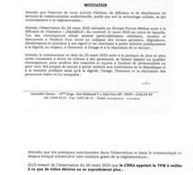 Le CNRA a mis en demeure le Groupe Futurs Médias de prendre les mesures appropriées suite à la « violation de la réglementation, notamment dans l’émission « JAKAARLO » du 04 juillet 2025 ».